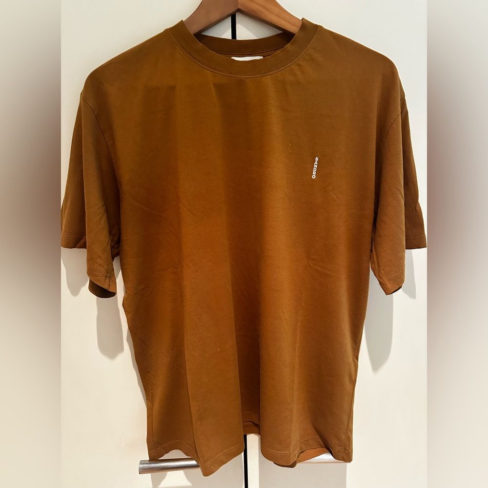 Sandro Crew Neck Shirt Sleeve T shirt
